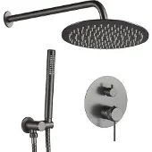 REA Duschgarnitur Lungo Grip Titanium + Box