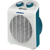 Termozeta TZR51WB, Elektrischer Raumheizlüfter, Drinnen, Tisch/Bank, Flur, Tisch, Blau, Weiß, Kunststoff, Drehregler