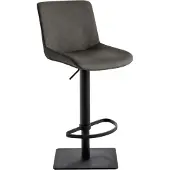 Mayer Bar-/Tresenhocker 1287 Gestell schwarz Sitzschale schlamm