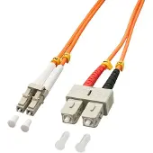 Lindy LWL-Duplexkabel LC/SC OM2 2m 50/125æm Multimode