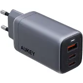 Aukey AUEKY Omnia II Mix PA-B6U Wandladegerät 1x USB 2x USB-C Power Delivery 3.0 67W