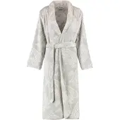 Cawö Bademantel 4420 Schalkragen Silber Damen-50