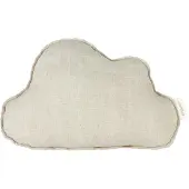 Nobodinoz Zierkissen Lin Français Cloud Greige (38 x 24 cm)