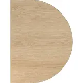 Hjh OFFICE PRO LA60 G - Ansatztisch 60x80 Eiche