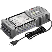 Goobay Sat-Multischalter 2 Sat / 9 Eingängen (4K & 8K UHD/DAB+, Quad & Quattro LNB tauglich) 12 Teilnehmer