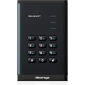 ISTORAGE diskAshur3 HDD 256-bit 500GB - Black, 500 GB, 3.2 Gen 1 (3.1 Gen 1), Schwarz