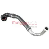 METZGER Ladeluftschlauch 2400564 unten für Vaughall GM Opel