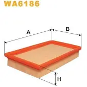 WIX FILTERS Luftfilter WA6186