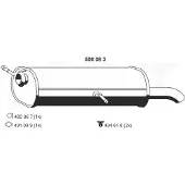 ERNST 506083 Endschalldämpfer passend für PEUGEOT 307 (3A/C) Auspuff