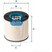 Ufi Kraftstofffilter 26.085.00