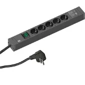Bachmann 420.0211 CONNECT LINE 5xCEE7/3 1xSchalter 1xUSB A/C 22W 2,0m 4200211