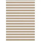vidaXL Doppelrollo Sandbraun 165x230 cm Stoffbreite 160,9 cm Polyester