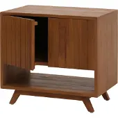 OEM Teak Waschbeckenunterschrank, hochwertig, 61x65x40cm, Kernholz