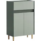 MÖBELPARTNER Unterschrank Lovis BxHxT 56.9 x 90.3 x 33 cm waldgrün/pistazie