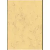 Sigel Mamor-Papier, DIN A4, 200 g/m², 50 Blatt, FSC Mix Credit, sandbraun