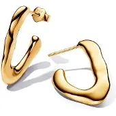 Pandora 263290C00 Damen-Creolen V-Form Goldfarben