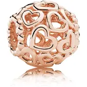 Pandora 780964 Charm Herzstrudel Rosé