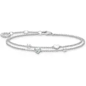 Thomas Sabo Armband mit Herzen und Weisse Steine