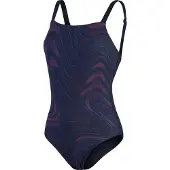 Speedo Damen Badeanzug SPDSCU AMBERGLOW PT 1PC AF BLU