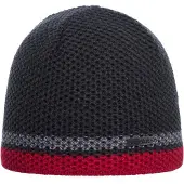 Eisglut Unisex Frost Strickmütze GRAFIT/ROT