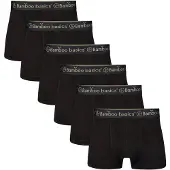 Bamboo Basics Herren Boxer Shorts, 6er Pack - LIAM Trunks, atmungsaktiv, Jersey