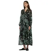 Scotch & Soda 179580 Langarm-midikleid