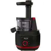 Tefal Juiceo ZC150, Langsamer Entsafter, Schwarz, Rot, 80 RPM, 0,8 l, 0,8 l, 4,5 cm