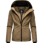 MARIKOO Outdoorjacke "Erdbeere" mit Kapuze sportliche Funktionsjacke mit Kapuze