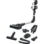 Bosch BSS715CARP, 2-in-1-Stabstaubsauger, Beutellos, Schwarz, Silber, Weiß, 0,3 l, Trocken, Filterung