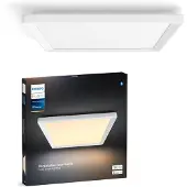 Philips White ambience Eckiges Deckenpaneel Tento – mittelgroß, Bluetooth/Zigbee, Weiß, 2200 K, 6500 K, 15,4 W, 25000 h