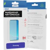 Wave Full Cover Tempered Glass, Samsung Galaxy S24 FE, schwarzer Rahmen