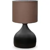 Opviq , Hochwertige Tischlampe aus 100% Metall, Mink-Farbe, 32 cm hoch, 22 x 14 cm Lampenschirm, 150 cm Kabel, E27 Fassung, Max 40 W | Elegantes Design für jeden Raum.
