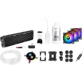 Thermaltake CL-W253-CU12SW-A Computer-Kühlsystem Prozessor Flüssigkeitskühlung 12 cm Assortierte Farben