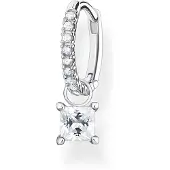 Thomas Sabo CR699-051-14 Einzel-Creole Ohrring Silber mit Weißen Steinen