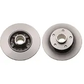 TRW Bremsscheibe DF6182 hinten, voll, 1 Stück