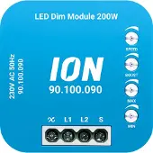 iON 90100090 - LED-Dimm-Modul 200 Watt (inkl. Potentiometer)