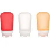 Human Gear GoToob+ 3-Pack Medium clear/red/orange
