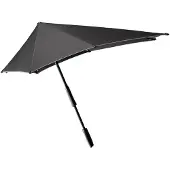 Senz Large Stick Sturmschirm black reflective