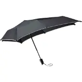 Senz Automatic faltbares Sturmschirm black reflective