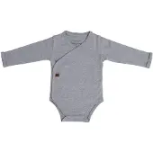 Babys Only Baby Body Langen Ärmeln Melange Grau - 50