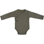 Babys Only Baby Body Langen Ärmeln Melange Khaki - 56