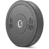 Gymstick Hi-impact 15kg Olympiascheibe Schwarz 15 kg Schwarz 15 kg