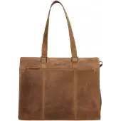 Hide & Stitches Idaho Eclipse Laptoptasche braun