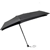 Senz Micro Manual faltbares Sturmschirm pure black