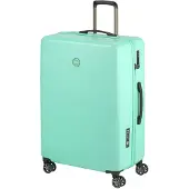 Princess Traveller PT-01 Deluxe – Großer Koffer – Pacific Mint – 78 x 52 x 29 cm – 99 l Reisekoffer mit Rollen – TSA-Schloss