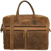 Hide & Stitches Idaho Enchant Laptoptasche braun