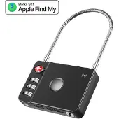 Mili MiLock, Smart-Padlock, Code, Schwarz, IP65, iOS, Kunststoff, Zink