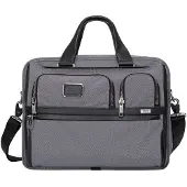 Tumi Alpha EXP Org Laptop Brief meteor grey