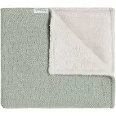 Babys Only Gitterbettdecke Teddyfutter Mood Laurel Green
