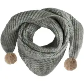 Babys Only Dreiecksschal Mit Pompon Cool Urban Green - 3-36 Monate